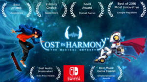 Critically-Acclaimed Musical Runner Lost in Harmony Now Available for Nintendo Switch™ and PC
