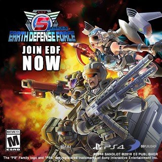 The Alien Invasion Begins Today!  Earth Defense Force 5 Out Now for PlayStation 4