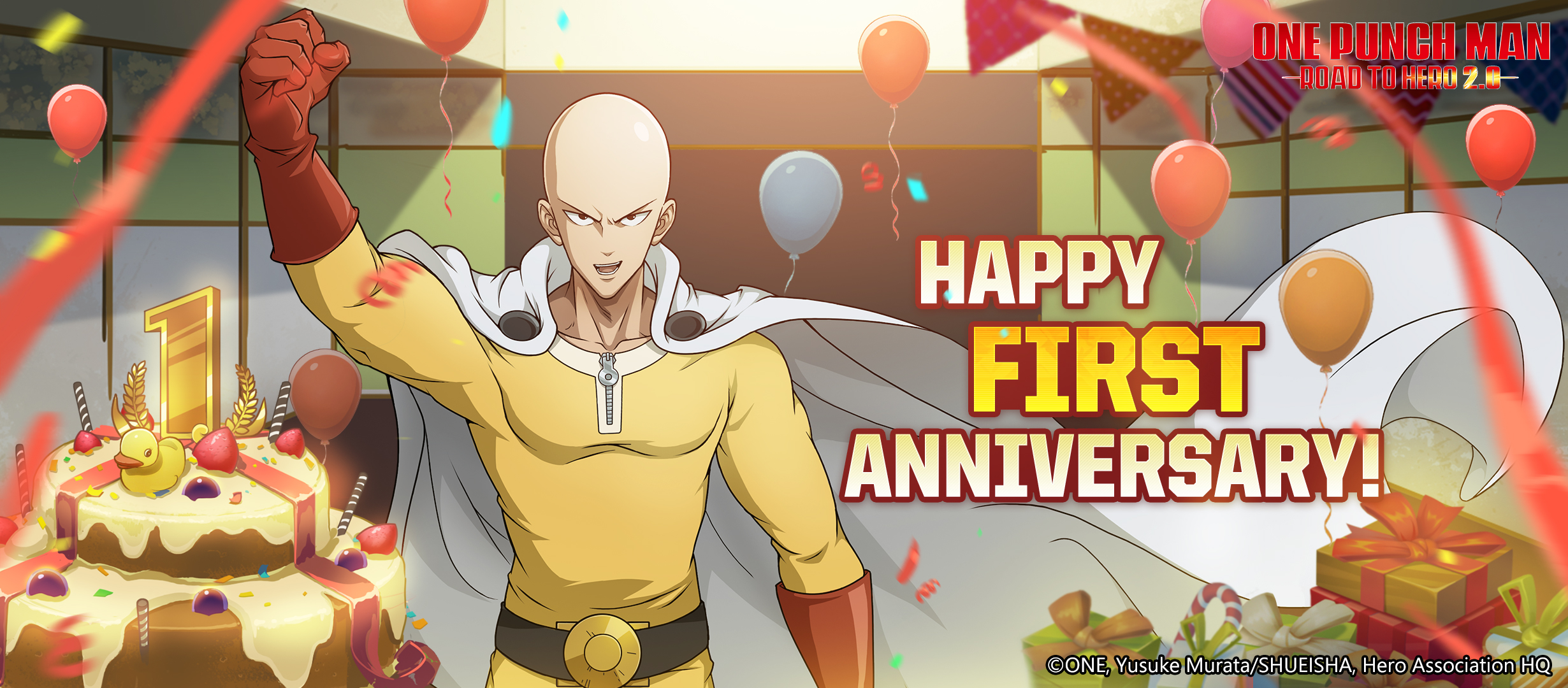 One-Punch Man: Road to Hero 2.0 Celebrates One-Year Anniversary with New  Characters and Special Events on iOS and Android - ONE PR Studio