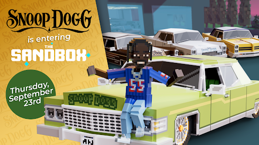 The Sandbox Partners with Snoop Dogg to Bring the Legendary Icon into the Metaverse