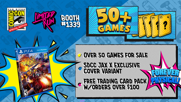 See you soon, San Diego! Limited Run Games Is Headed to Comic-Con Special Edition With Over 50 Titles for Sale