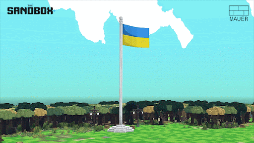 ‘Wave with Ukraine’ NFT Launched in The Sandbox to Raise Funds For Ukraine