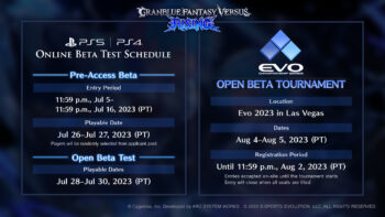 Cygames Announces Open Beta Sign Up for Granblue Fantasy Versus: Rising at EVO 2023!