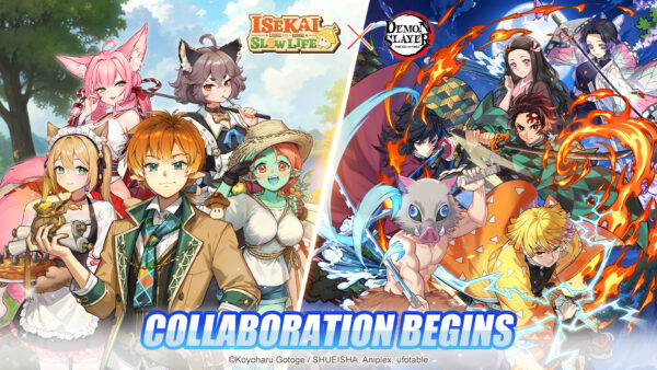 Isekai: Slow Life and Demon Slayer: Kimetsu no Yaiba Team Up for a Limited-Time Collaboration