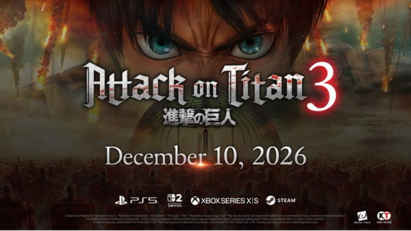 Attack on Titan 3 Pre-orders Now Available for Nintendo Switch™ 2